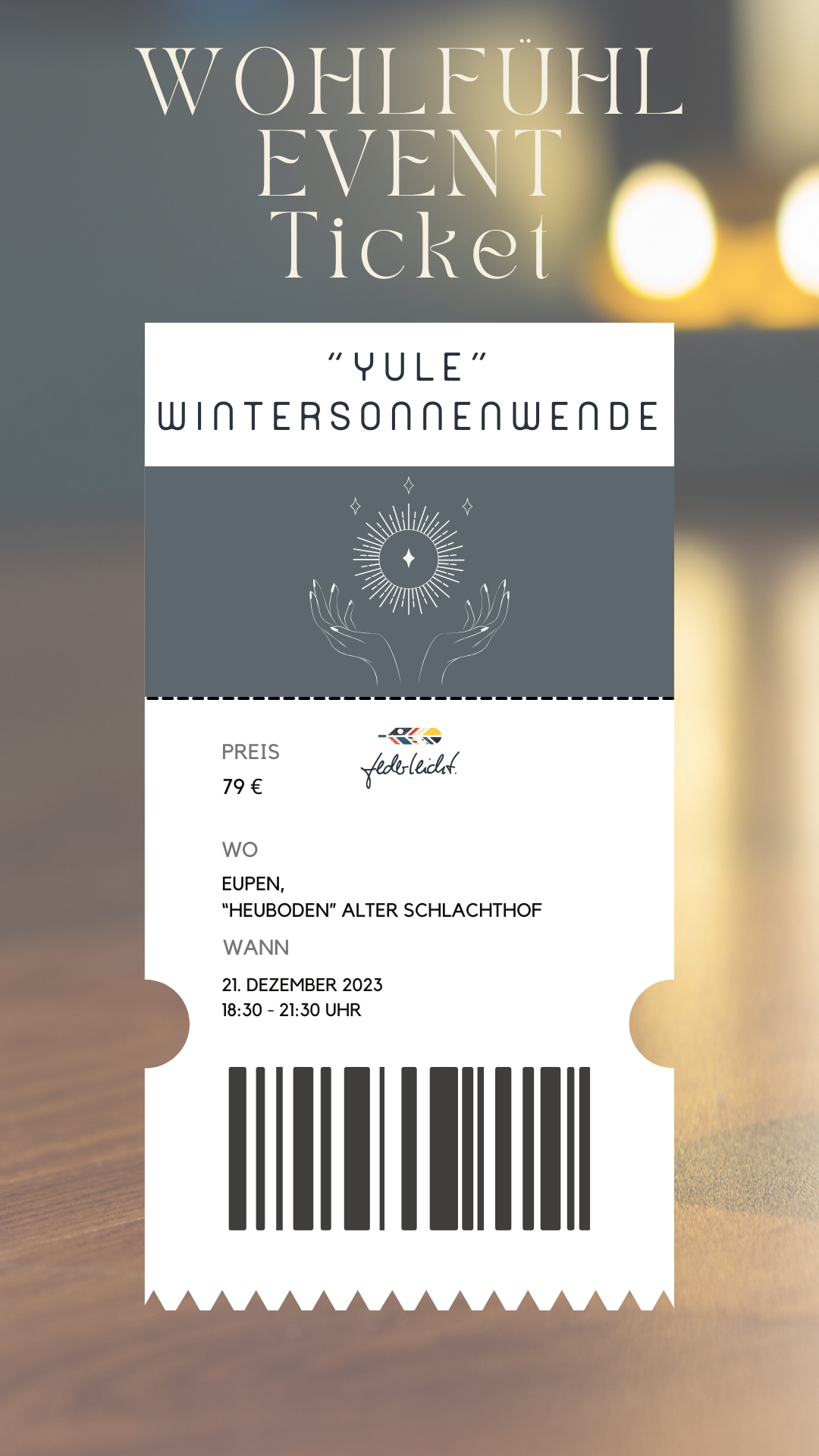 Ticket für das Wohlfühlevent „WinterSONNENwende“
