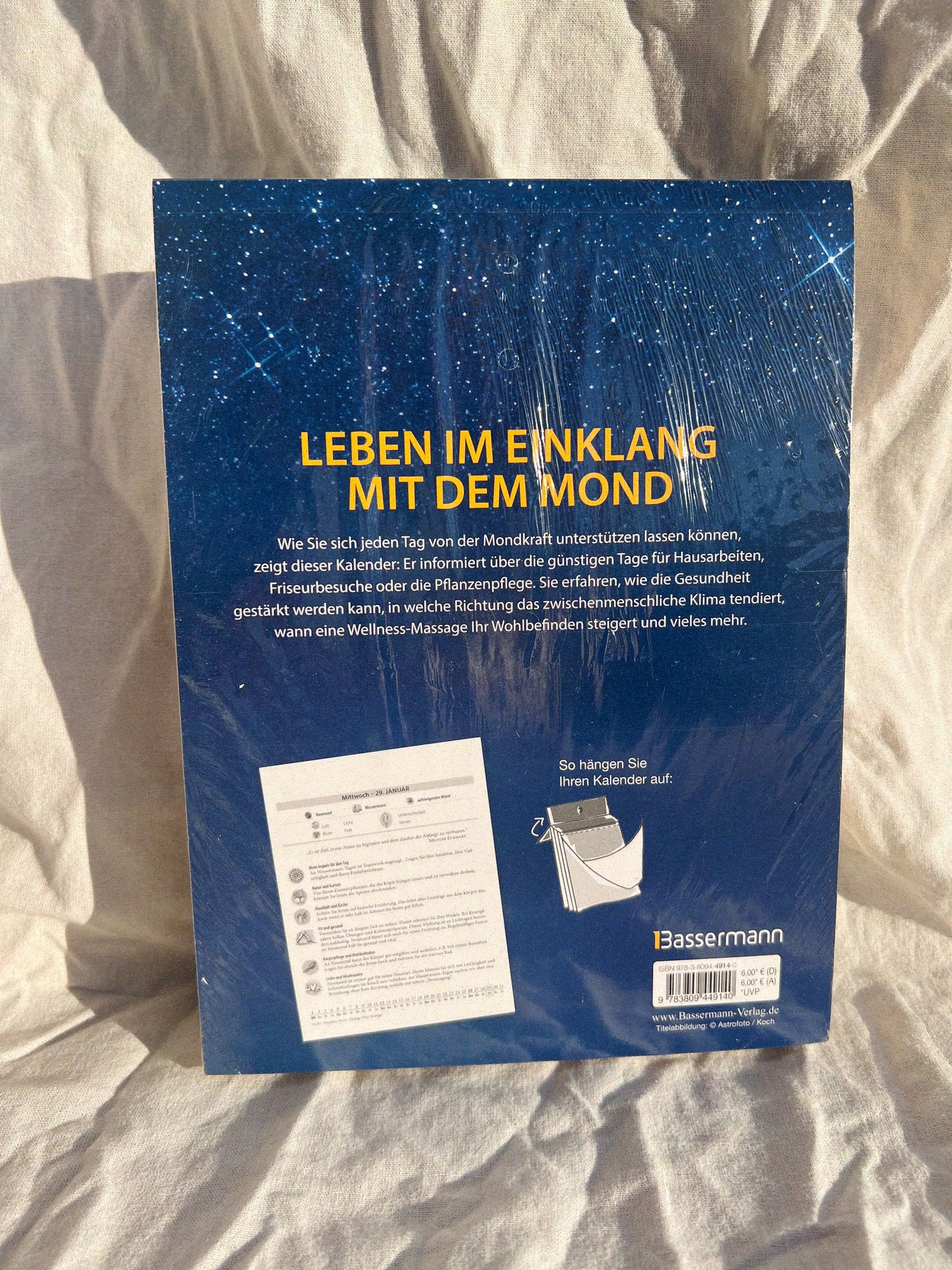 Mond Kalender Abreißkalender