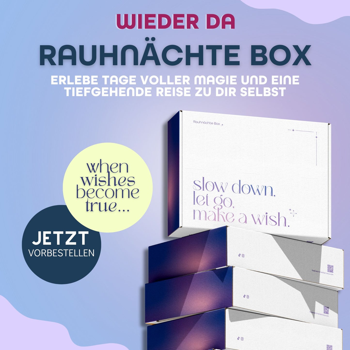 RAUHNÄCHTE BOX 2024 Vorbestellung